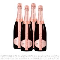 Fourpack Espumante Rosé Chandon Botella 750ml