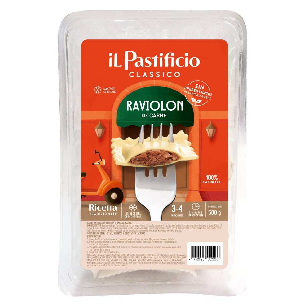 Raviolon de Carne Il Pastificio 500g