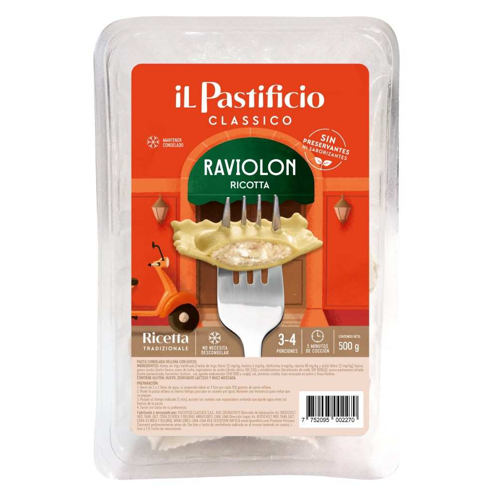 Raviolon de Ricotta Il Pastificio 500g