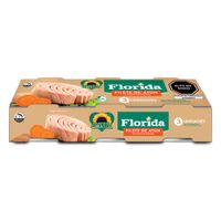 Tripack Filete de Atún en Aceite de Girasol Florida 80g