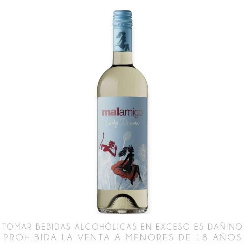 Vino Blanco Blend Malamigo Lady Drama Botella 750ml
