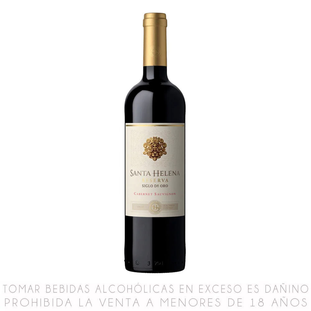 Vino Tinto Cabernet Sauvignon Santa Helena Reserva Botella 750ml