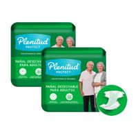 Twopack Pañales para Adulto Plenitud Protect Classic Talla G 20un