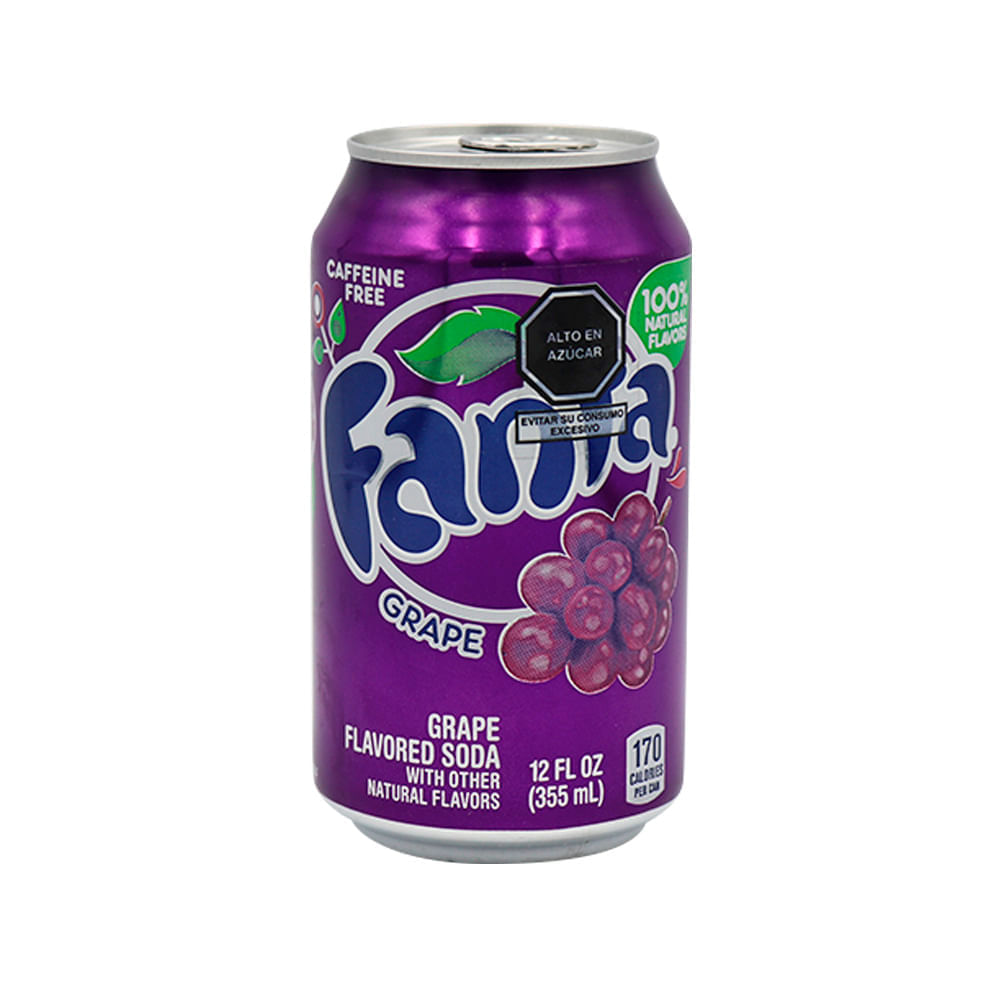 Gaseosa Fanta Uva Lata 355ml