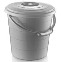 Balde Krea Plástico con Asa 5L Gris