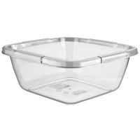 Palangana Krea Cuadrada 14L Gris