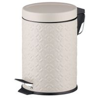 Basurero Krea Pedal Metal 12L Textura Arena