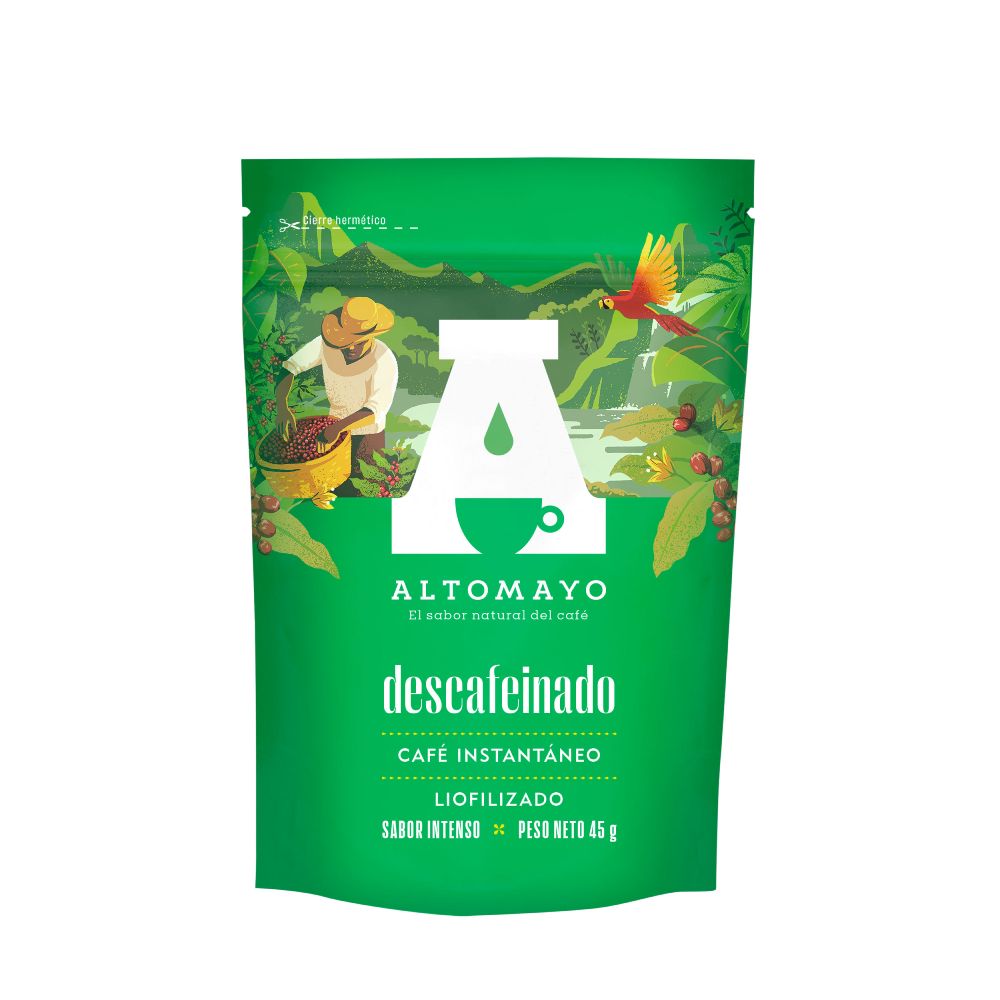 Café Instantáneo Descafeinado Altomayo 45g
