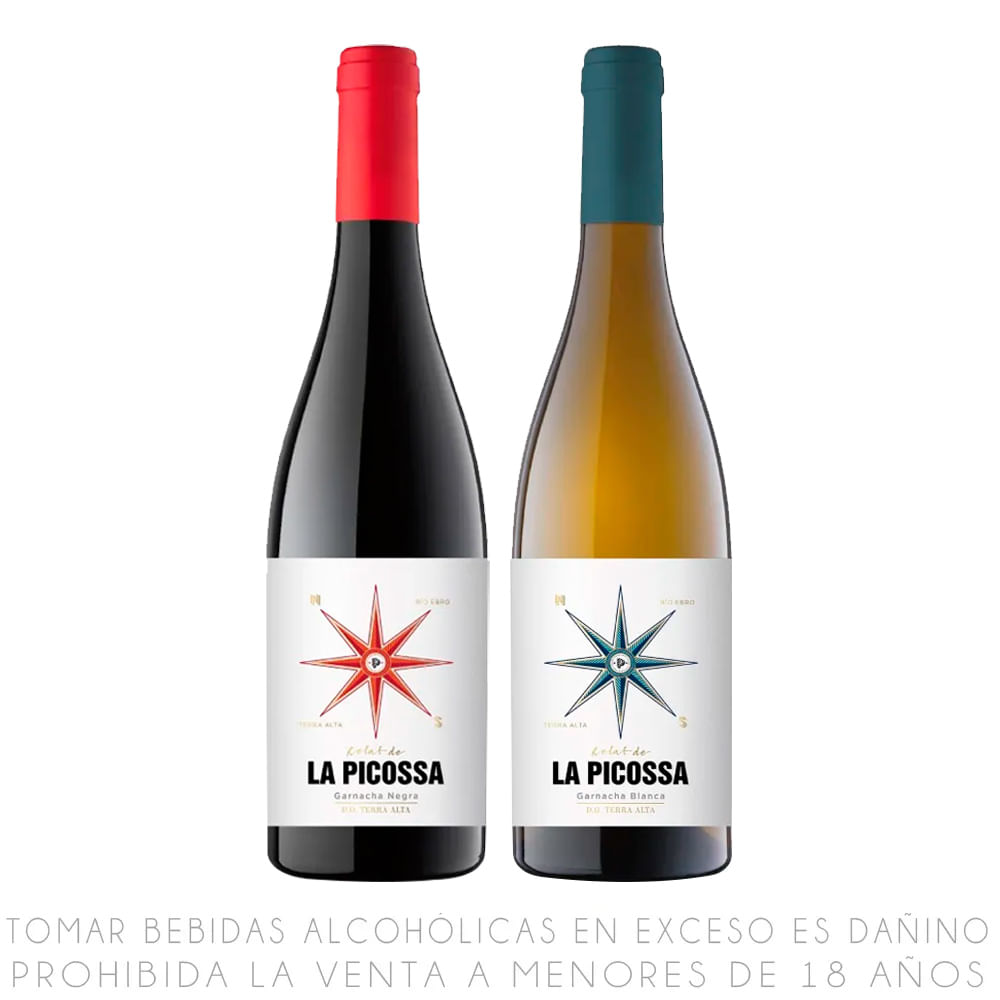 Pack Vino La Picossa: Vino Tinto + Vino Blanco