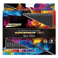 Colores Artesco Superpunta Pro 24un Black Edition