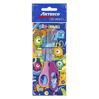 Tijera Escolar Artesco la Naranjita Duo Color 5""