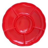 Bandeja Olego Circular Rojo
