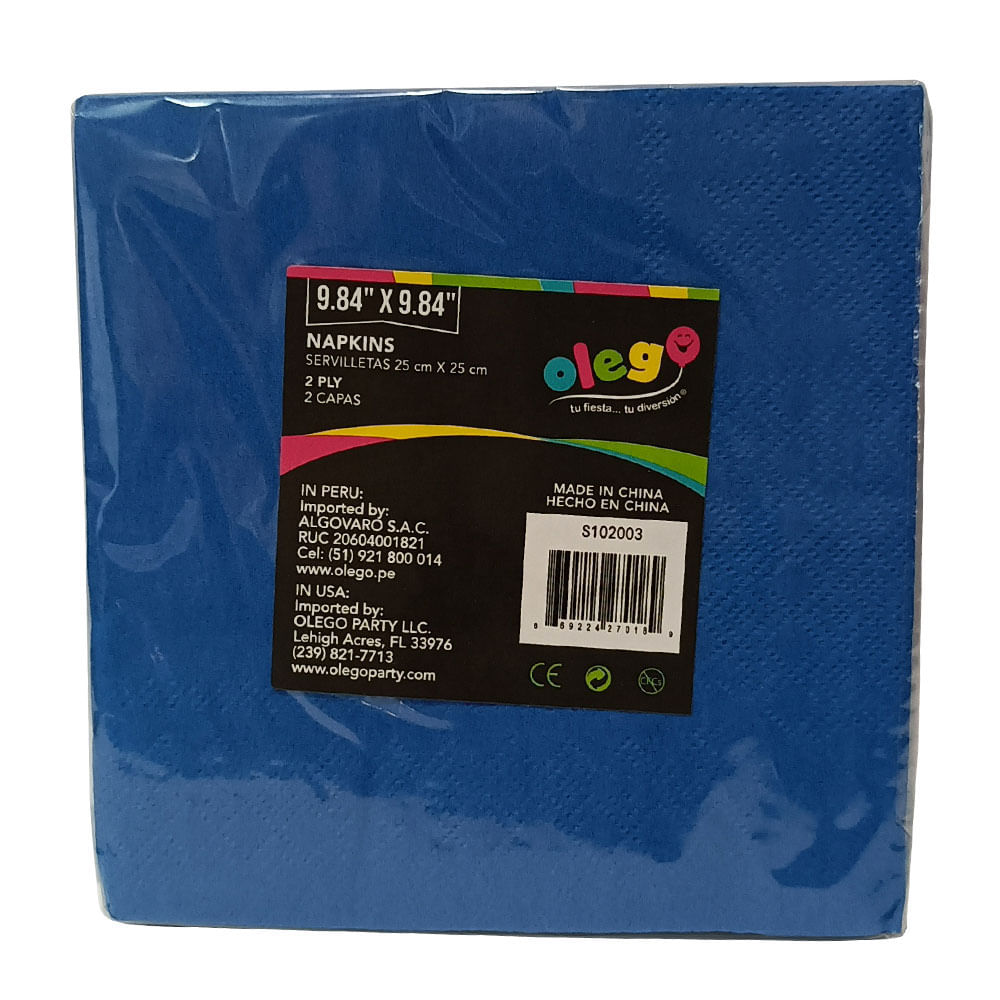 Servilleta Olego Cocktail Azul