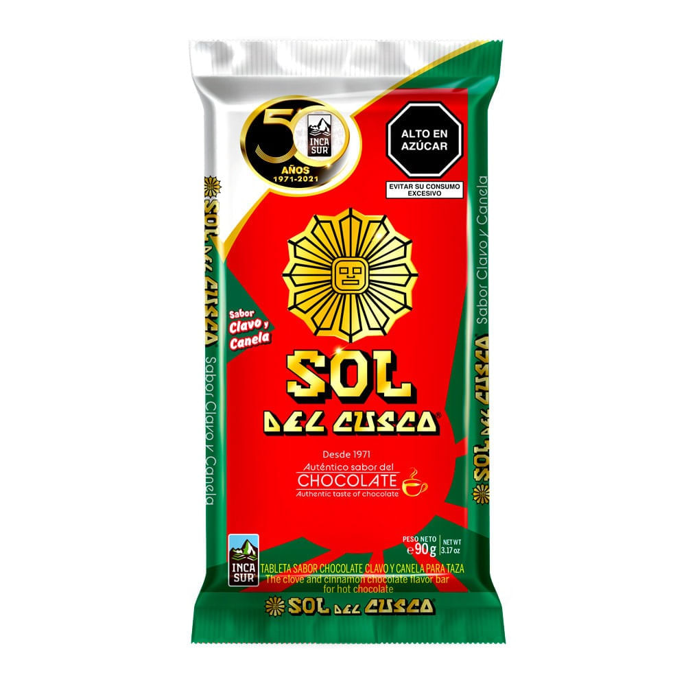 Tableta para Taza Sabor Chocolate Clavo y Canela 90g