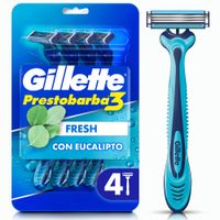 Máquina de Afeitar Desechable Gillette Prestobarba3 Fresh 4un