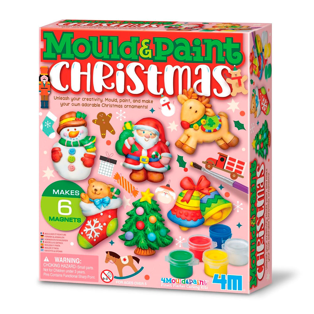 Moldea y Pinta Figuras Modelo Navidad Diy