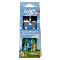 Cubiertos Stor Metalicos 2 Piezas Bluey