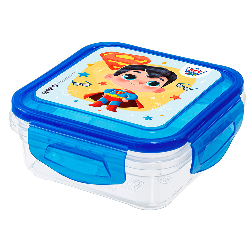 Táper Decco Reyplast Superman 500ml