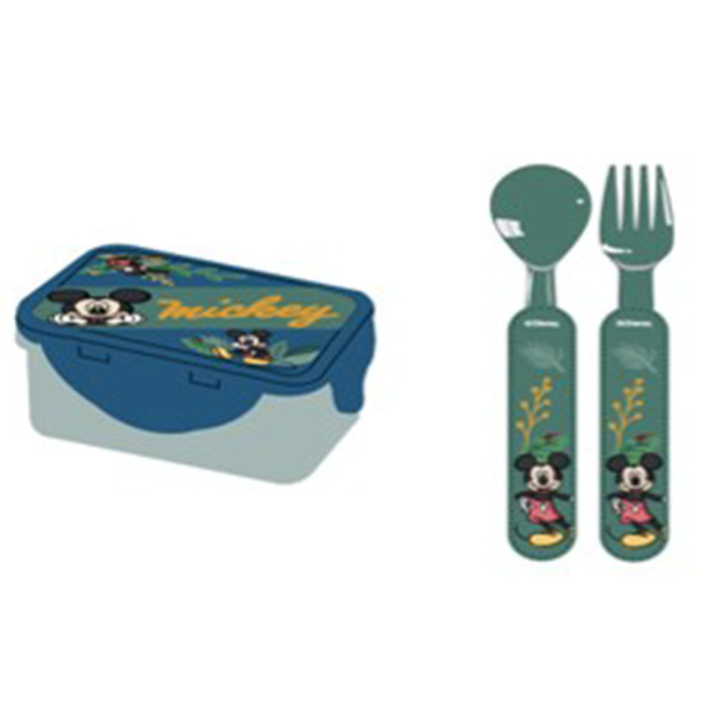 Hermetico Cubiertos Mickey Mouse 850ml