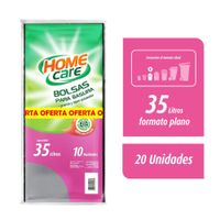 Twopack Bolsa de Basura 35L Home Care 10un