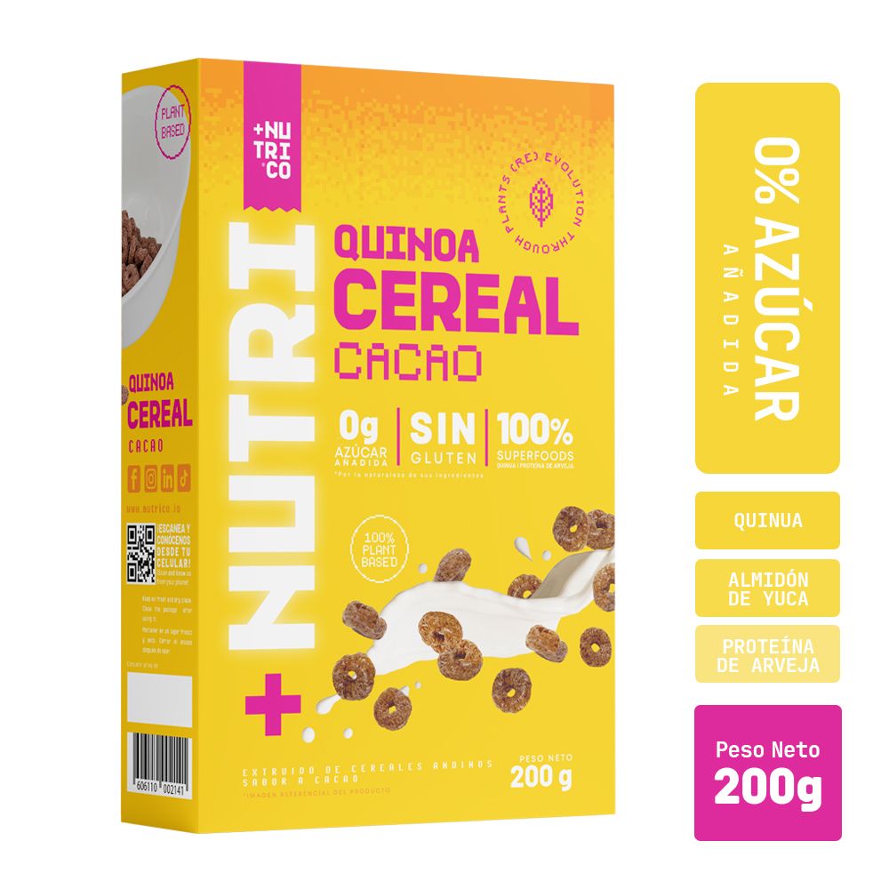 Cereal de Quinua +Nutri Sabor Cacao 200g