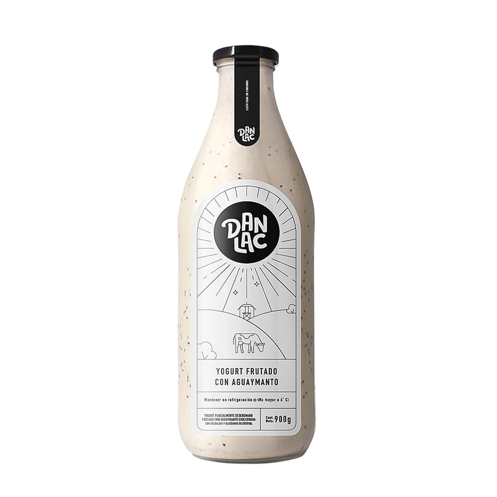 Yogurt Frutado con Aguaymanto Danlac Botella 900g