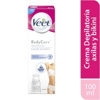 Crema Depilatoria BodyCurv Piel Sensible Caja 100 ml