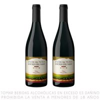Twopack Vino Tinto Semi Seco Entremontes Botella 750ml