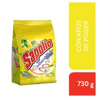 Detergente en Polvo Sapolio Aros de Poder Limón 730g