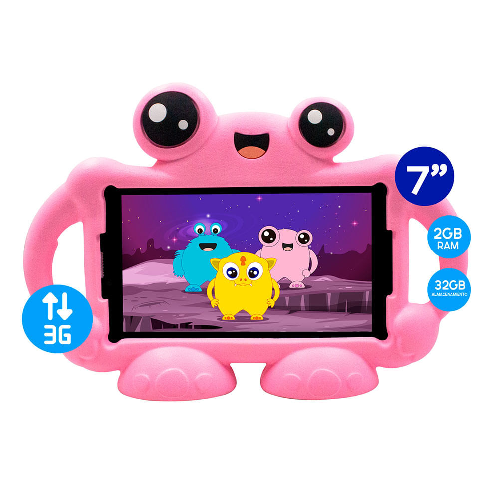 Tablet Advance KIDs 7" 3G Dual SIM 2GB 32GB Rosado