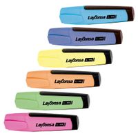 Resaltador Layconsa Neón Grip 6un