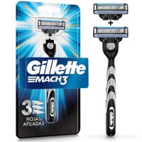 Máquina de Afeitar Gillette Mach3 + Repuesto 2un