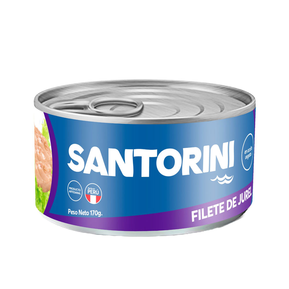 Filete de Jurel en Aceite Vegetal Santorini 170g