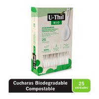 Cucharas Descartables U-Thil 25un