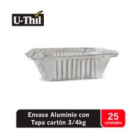 Envase de Aluminio con Tapa de Cartón 700 ml