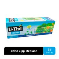 Bolsas Herméticas Uthil Zipp Medianas 35un