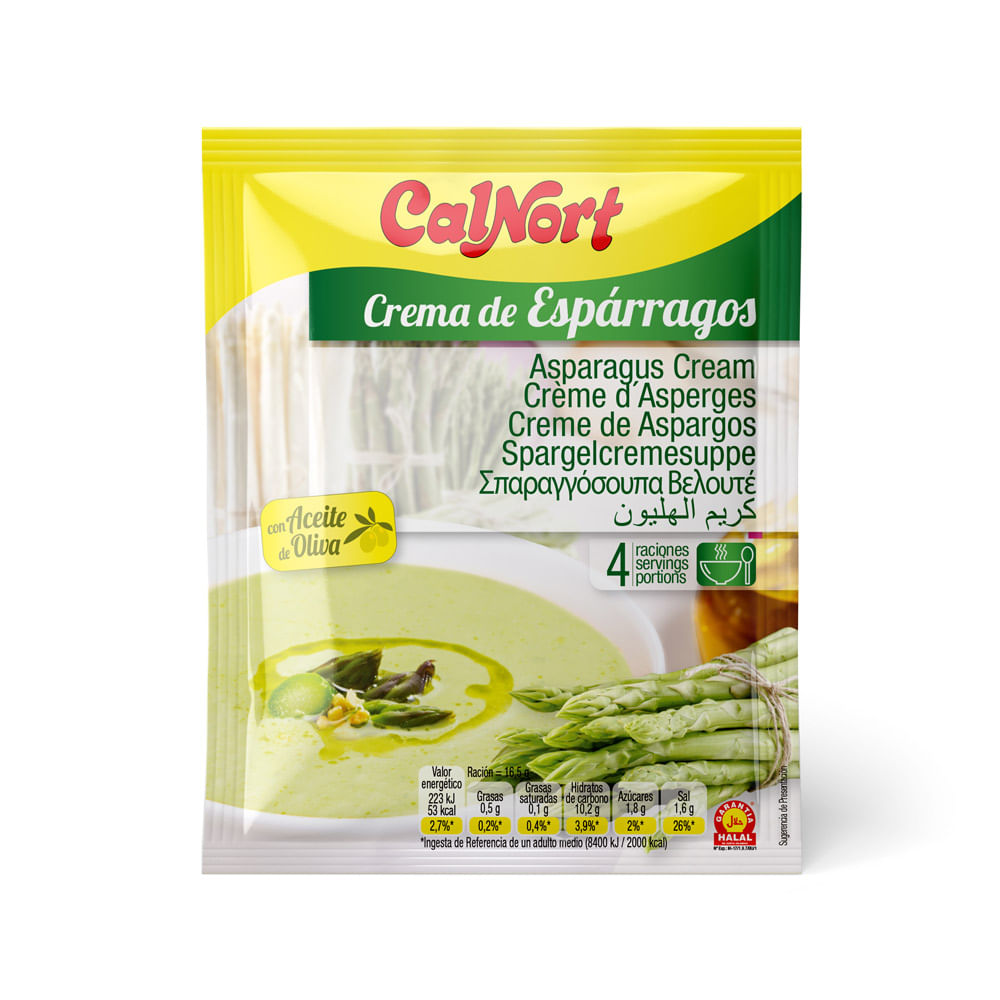 CREMA DE ESPARRAGOS X 66GR CALNORT