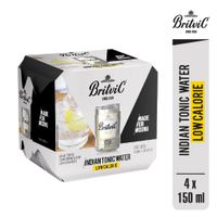Agua Tónica Britvic Baja en Calorías Pack 4 Unidades de 150 ml c/u