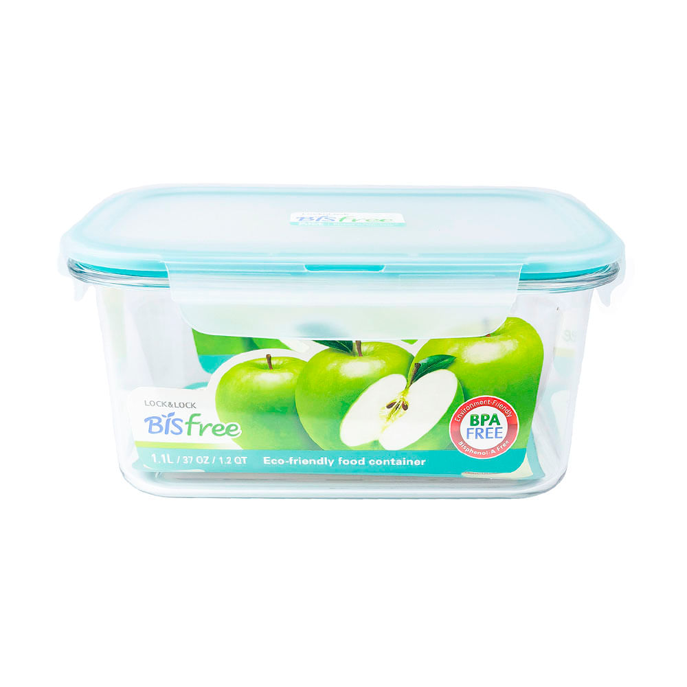 Envase Rectangular Lock & Lock Tabletop Tritan 1.1L