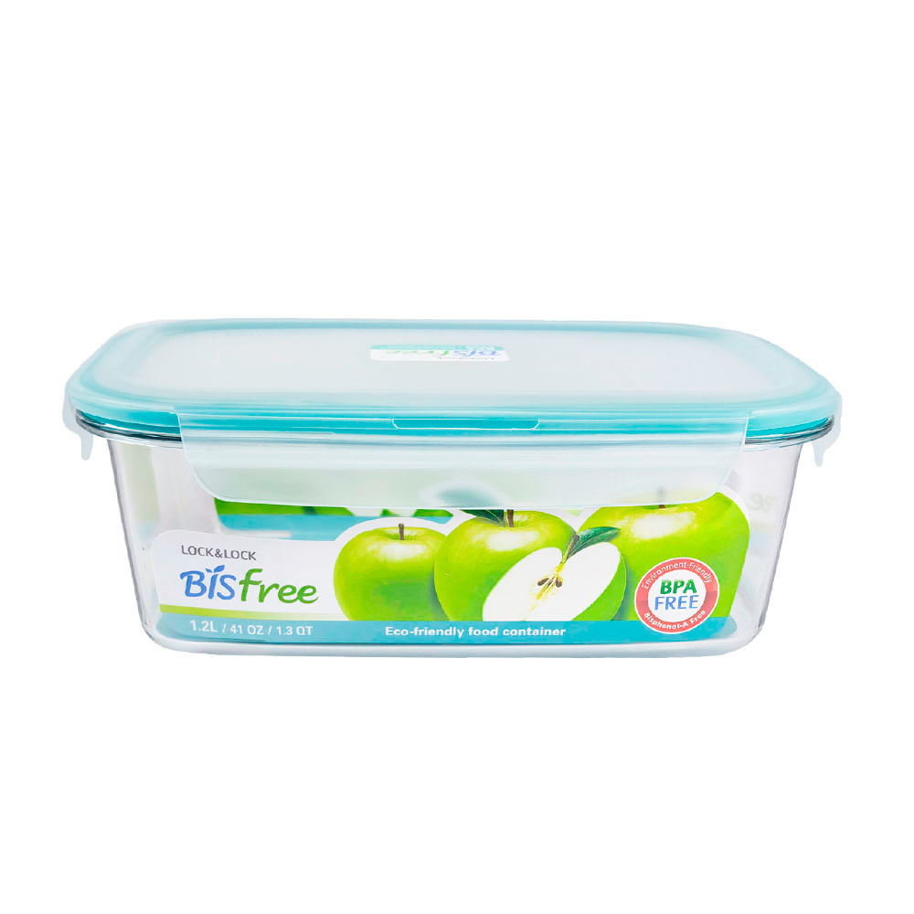 Envase Rectangular Lock & Lock Tabletop Tritan 1.2L