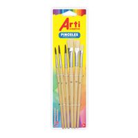 Set Pinceles Artesco Surtidos 6un