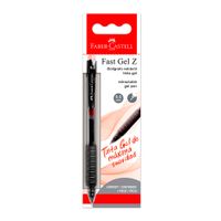 Bolígrafo Faber Castell Retráctil Fast Gel Z Rojo Bl
