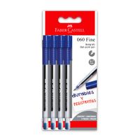 Bolígrafo Faber Castell Azul Bl 4un