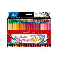 Marcadores Supersoft Faber Castell 100un