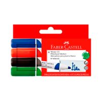 Marcador Faber Castell Az Ro Ne Ve 4un