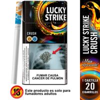 Cigarros Lucky Strike Crush 20un