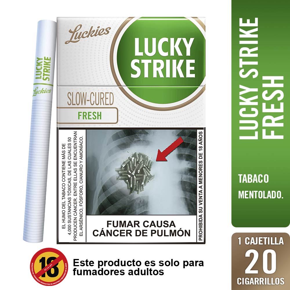 Cigarrillos Lucky Strike Fresh End 20un