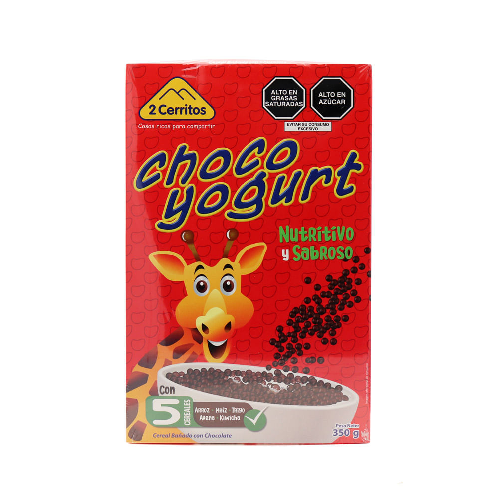 Cereal Bañado con Chocolate 2 Cerritos Choco Yogurt 350g