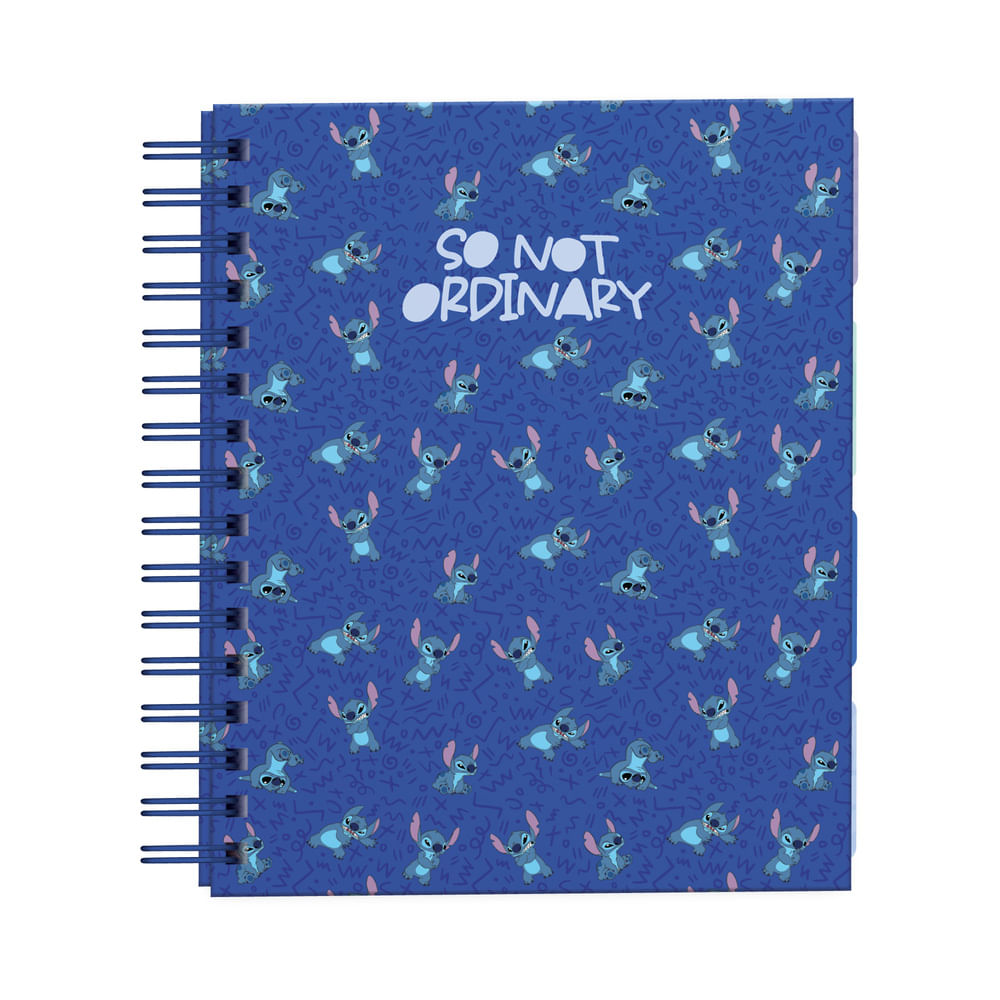 Cuaderno Espiral A4 Tapa Dura Stitch