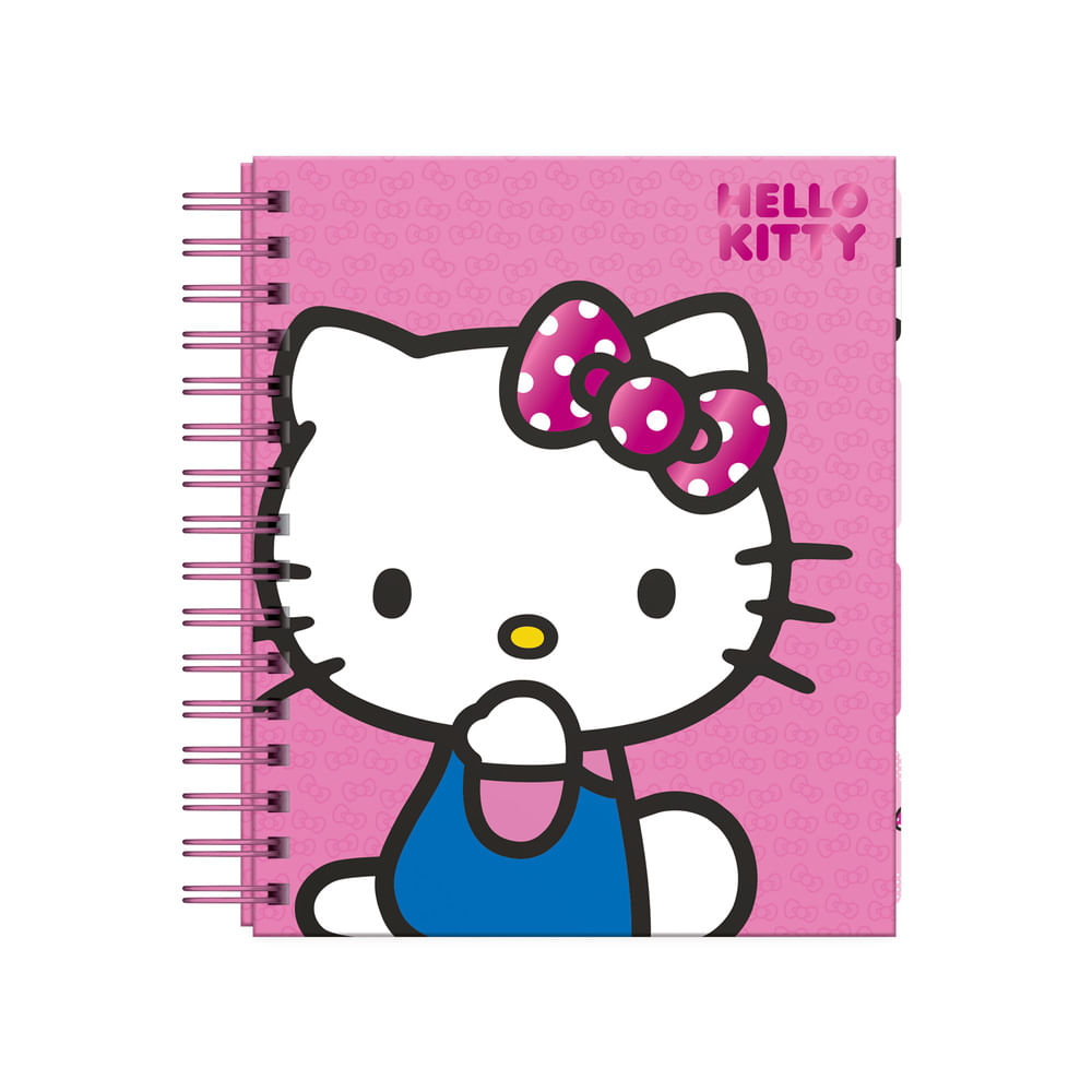 Cuaderno Dgnottas Espiral a5 Hello Kitty